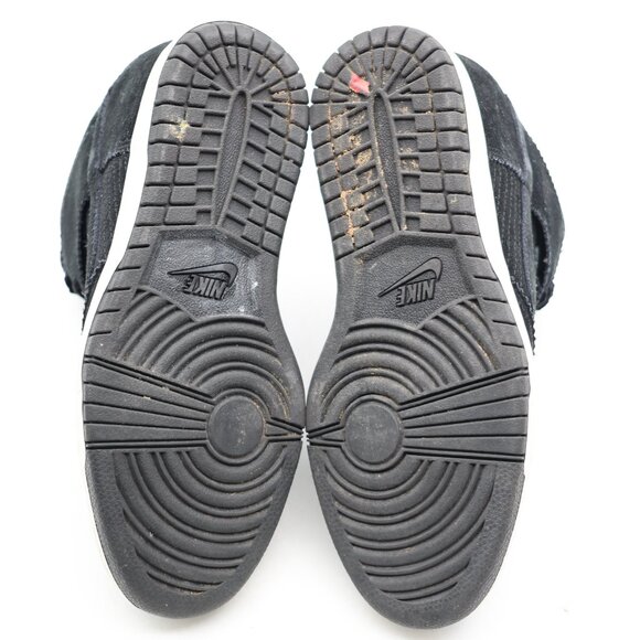 Nike Dunk Sky Hi Hidden Wedge Heel Women's Size 7 Black Suede Shoes  528899-014 - Picture 9 of 10